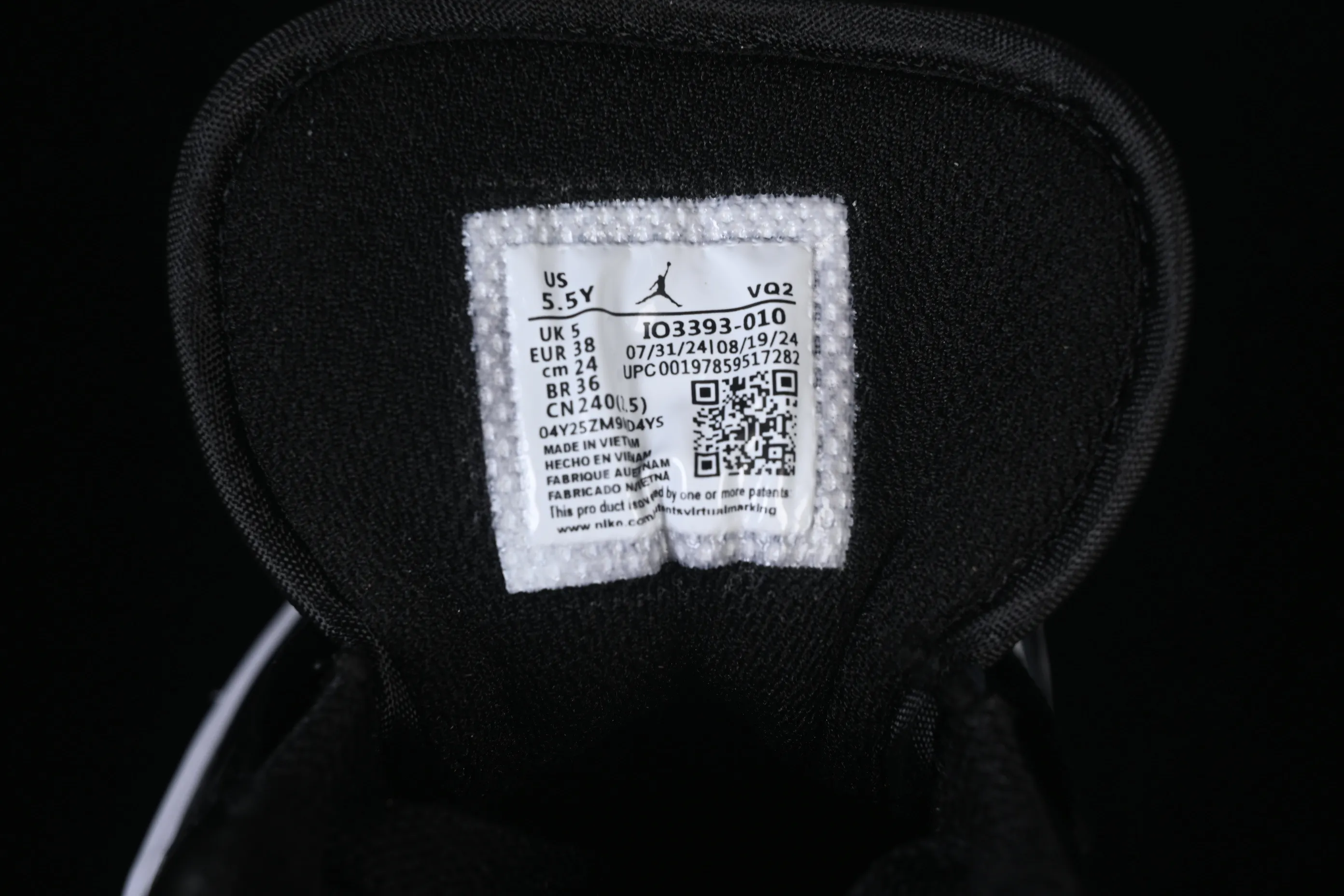 All categories Air Jordan Jordan series basketball shoes Air Jordan 1 Low Air Jordan 1 Low AJ1 Joe 1 black color low-top cultural casual sneakers IO3393-010